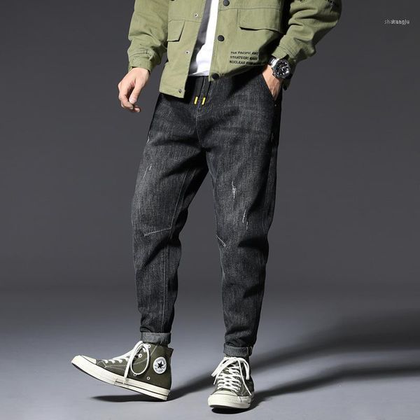 

large men's jeans straight trousers1, Blue