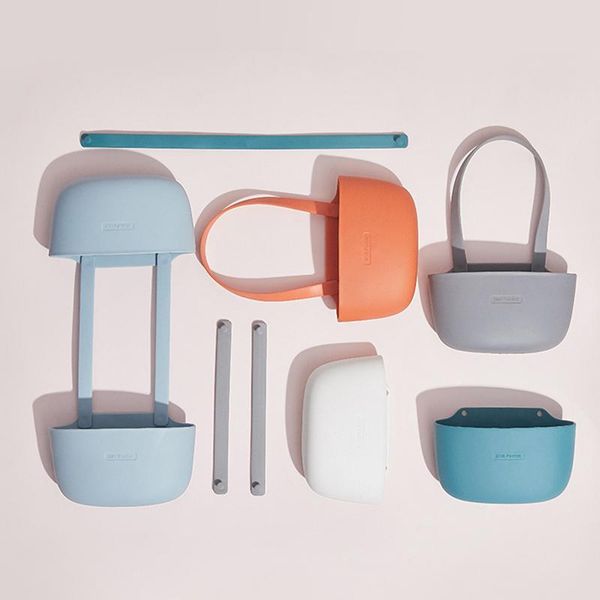 

nordic tpr sponge sink storage basket drain rack brush holder home organizer faucet hanging kitchen bathroom tool baskets