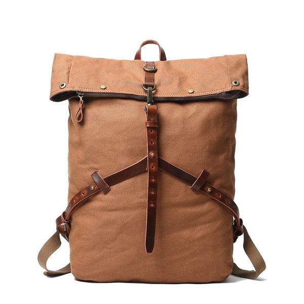 

backpack yupinxuan drop europe fashion wash canvas backpacks laprucksacks waterproof leather daypacks