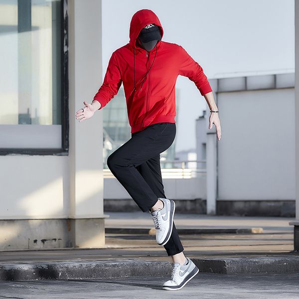 

suit 20 spring cotton versatile long sved sweater men's coat, Black