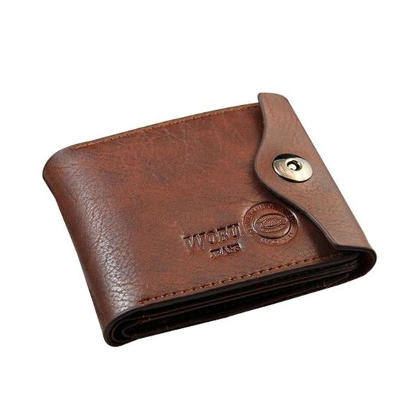

wallets selling fashion men short coin purse pu leather solid color vintage clutch money bag card holder hasp man wallet -b5, Red;black