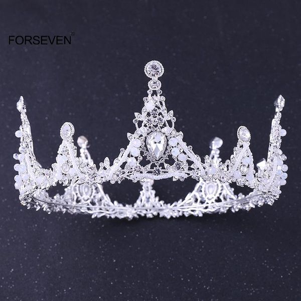 

hair clips & barrettes jeweled crowns beautiful headpiece wedding crown tiaras accessories for prom birthday costume party sl, Golden;silver