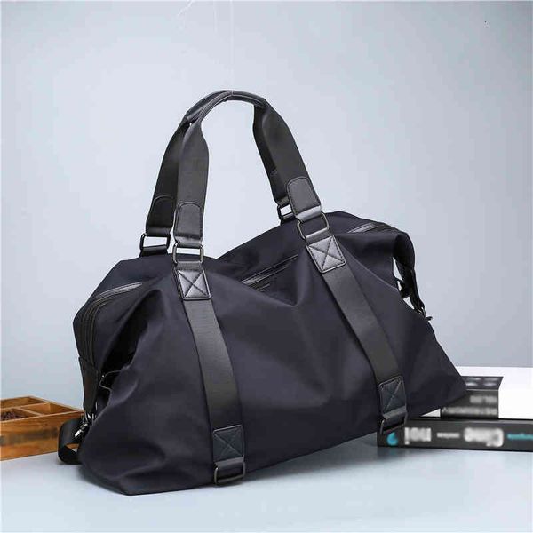 

large capacity business luggage bag men's anti splash sailor portable storage travel, Blue;pink