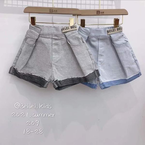 

wholesale girls denim shorts summer fashion 4-10t a685, Black