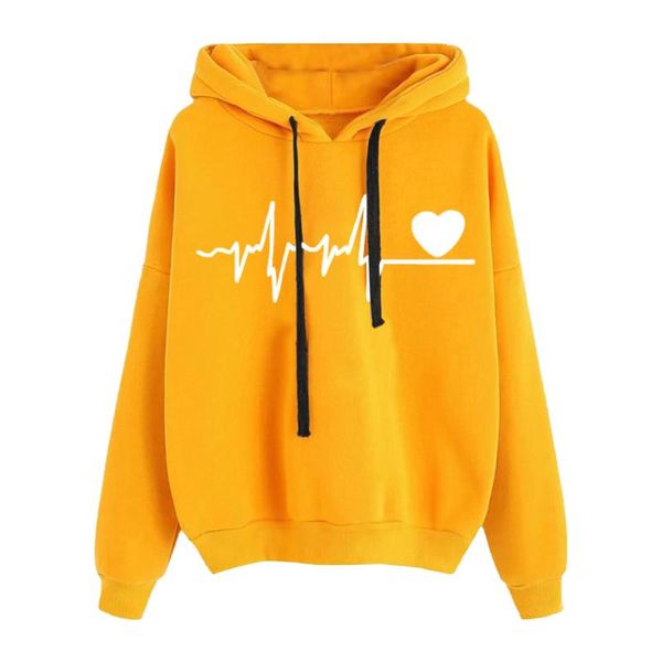 

women's hoodies & sweatshirts selling 2021 winter casual fleece women long sleeve yellow girl pullovers loose hooded female thick coat, Black
