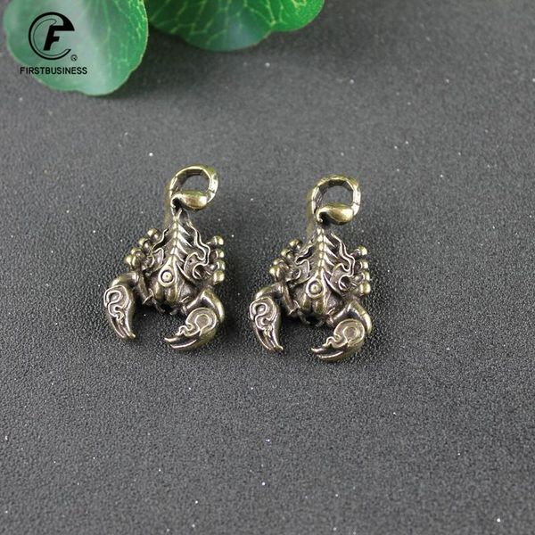

solid brass scorpion mini statue handmade home decor ornaments crafts copper vintage miniatures figurines desk decoration gifts party favor