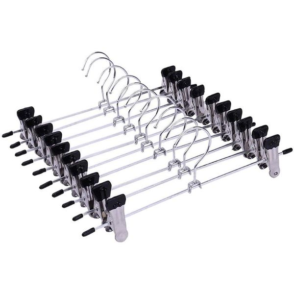 

pcs/set windproof clothes hanger with pegs non-slip iron keep shape trousers clip bra underwear socks pants holder hangers & racks