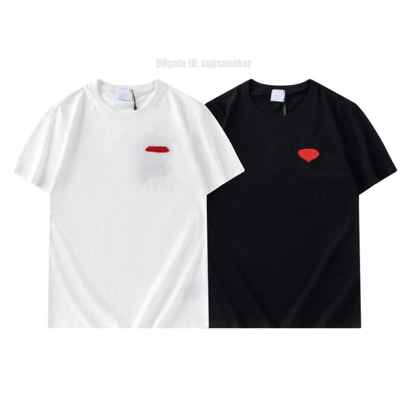 

supsneaker fashion mens designer t shirt womens letter print short sleeve round neck cotton tees polo shirts 09, White;black