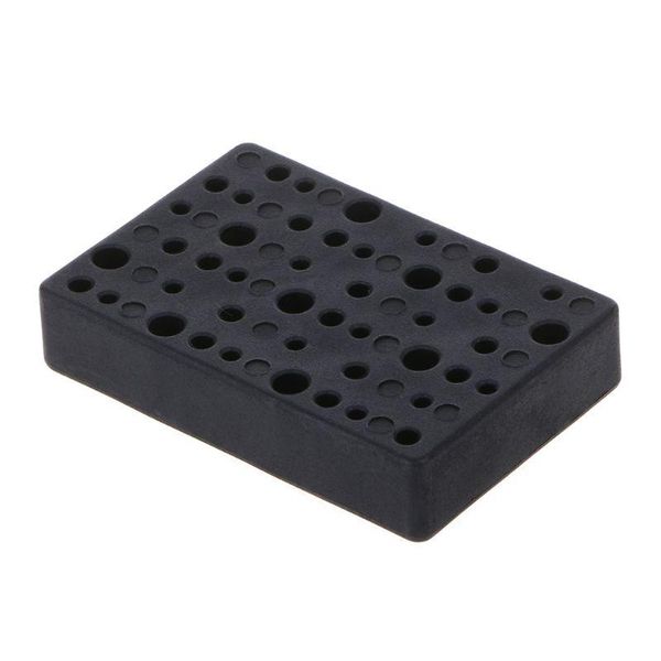 

holes electric drill bit storage block box head holder organizer case tool organizers
