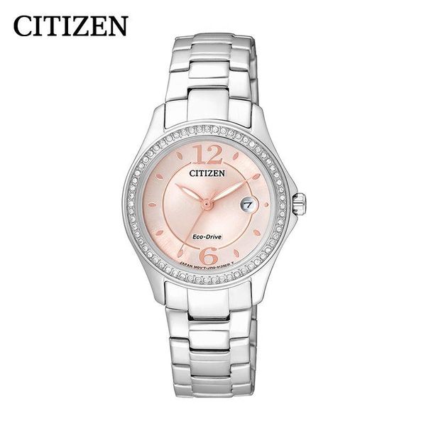 

wristwatches women's eco-drive crystal decorative fashion watch temperament, Slivery;brown