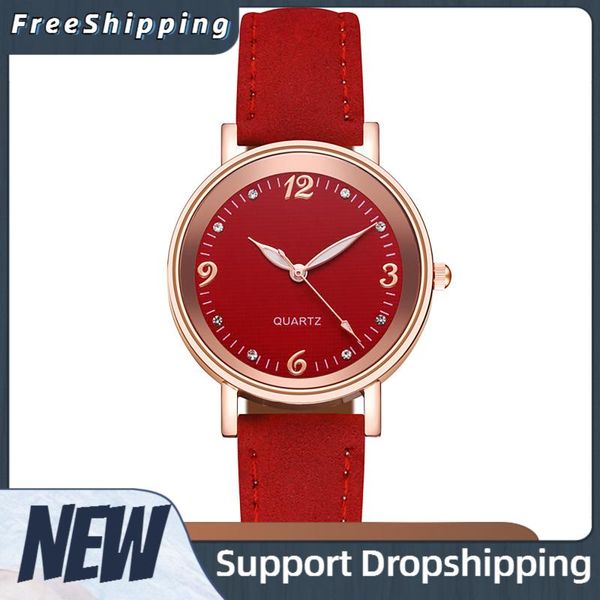 

wristwatches quartz watch bracelet set green dial simple luxury temperament ladies belt analog arabic digital casual sport, Slivery;brown