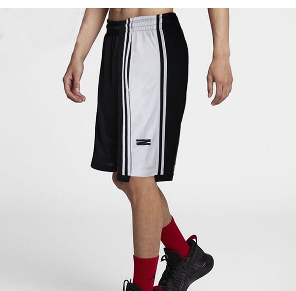

summer casual all-match men's shorts fashion letter print 2021 loose sports running basketball fitness short pants sweatpants size m-3x, White;black