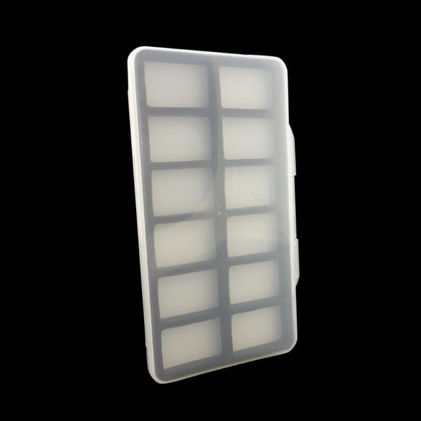 

fishing accessories 1 pcs tackle hook box easy grip foam compartment portable carry case fh99