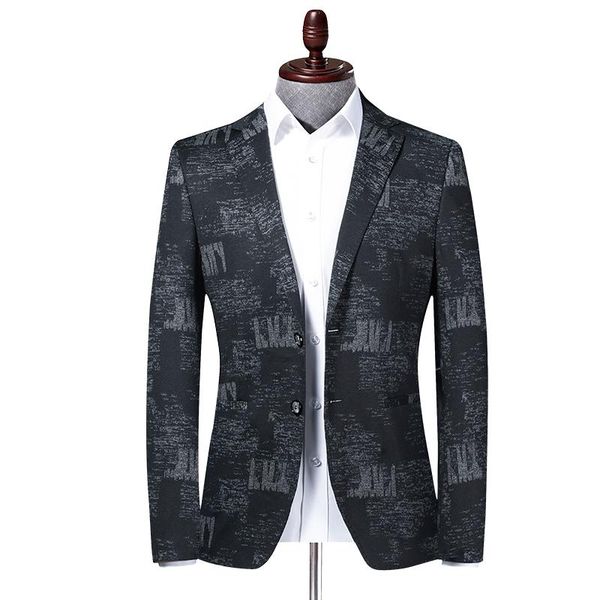 

men's suits & blazers brand men casual autumn suit blazer fashion business single breasted male clothing m-3xl, White;black