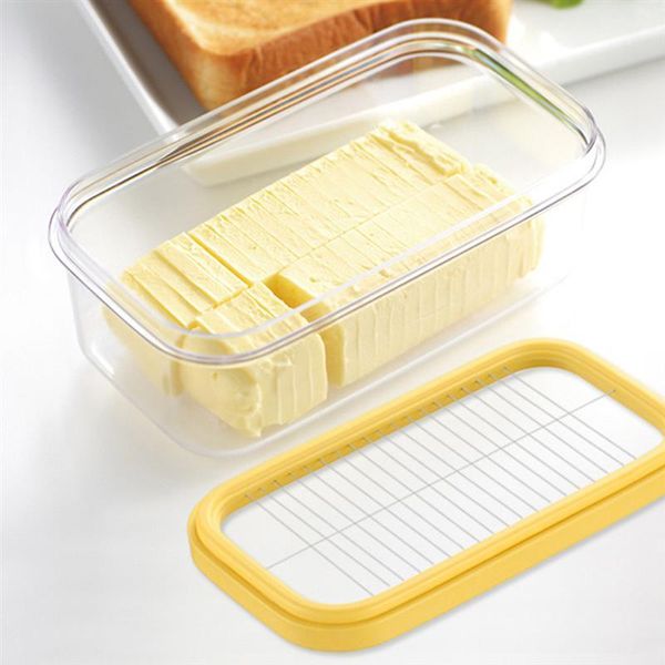 

storage bottles & jars sealed fresh-keeping box butter separator slicer container cheese cutter server keeper kitchen dinnerware