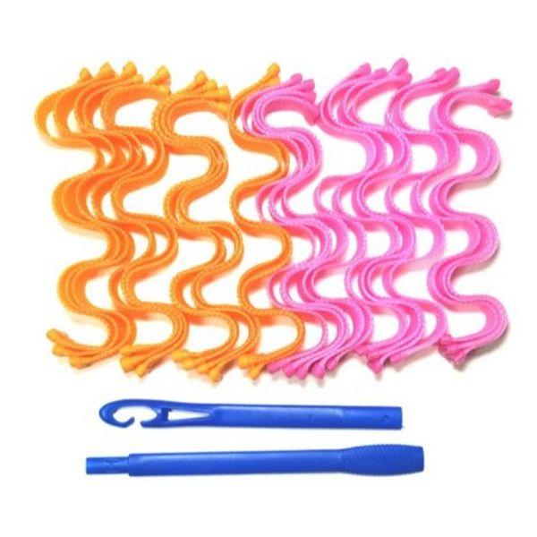 

egg rolls large curls do not hurt hair curling iron artifact magic volume diy spiral big wave tube roll plastic 55cm bun maker, Brown