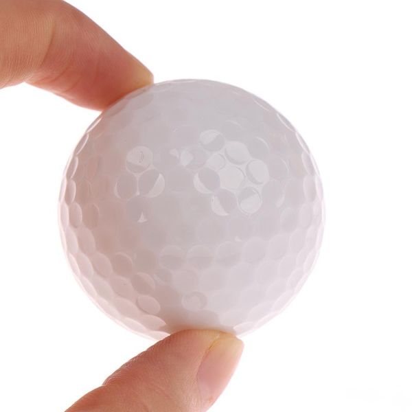 

golf balls 2pcs led light up glow flashing in the dark night trainin