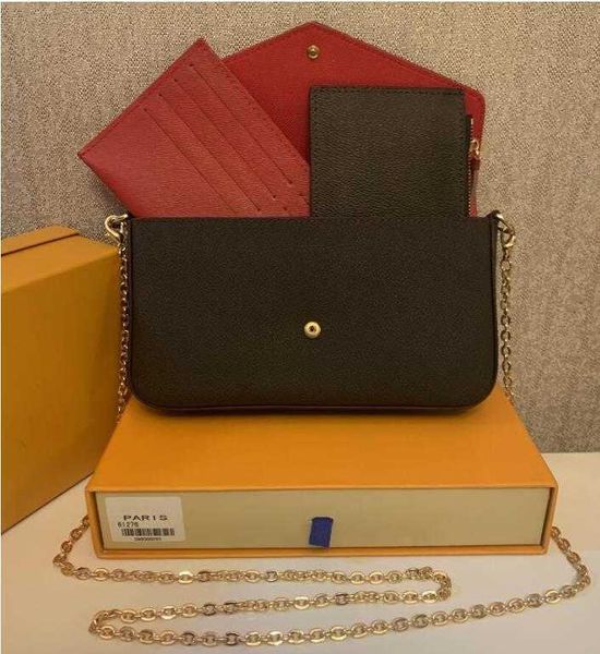 

classic flower lady handbag luxury designers bag totes shoulder cross body women 3pc chain with original bags serial number bag_shop888 0