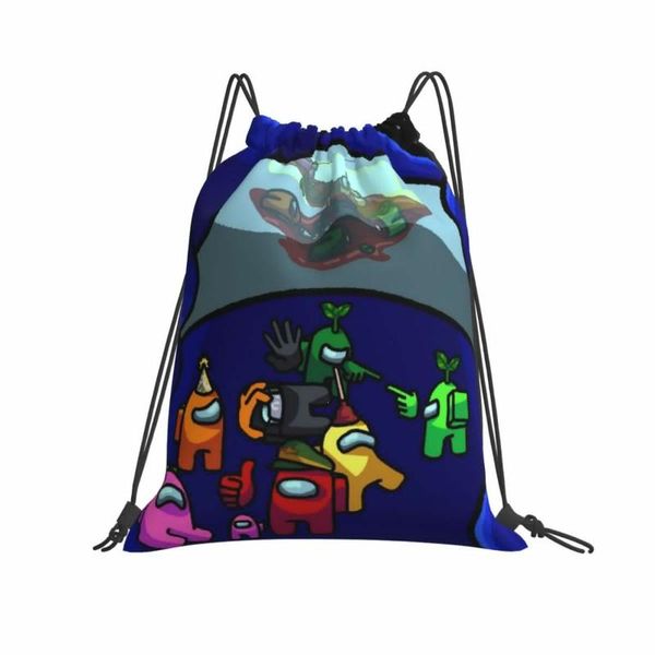 

backpack men and women drawstring outdoor portable travel fitness shopping bag