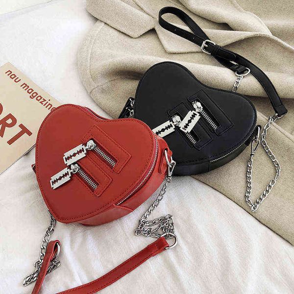 

shoulder bag purses and handbag fashion red love heart shape chain crossbody bag ladies purse clutch 1115