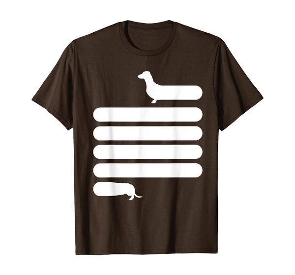 

long dachshund t-shirt wiener weiner daschund dog dachsund, White;black