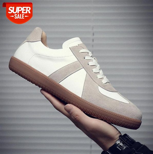 

men's shoes low-sneakers korean casual white british style #qq9t