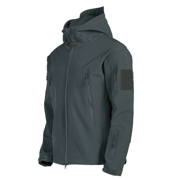 

outdoor jacket autumn and winter fashion trendy brand windproof breathable wear-resistant mountaineering plush thickened soft shell stormsui, Black;brown