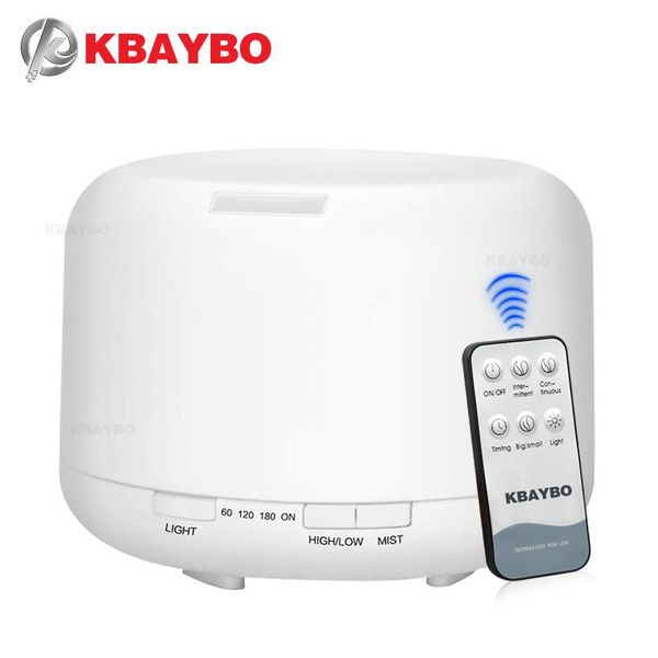 

humidifiers kbaybo 500ml remote control ultrasonic humidifier with 7 color led lights electric aromatherapy essential oil aroma diffuser