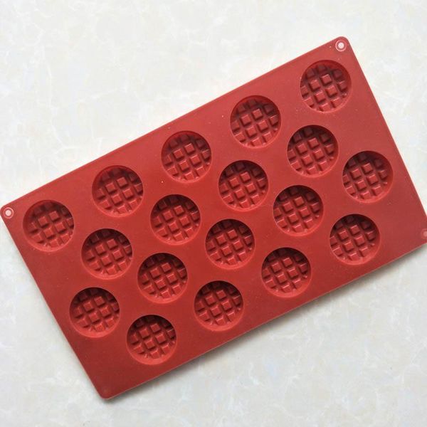 

baking moulds pcs 18 cavity waffles mould muffin cake decoration tools grade non-toxic mold bakeware silicone kitchen gadgets