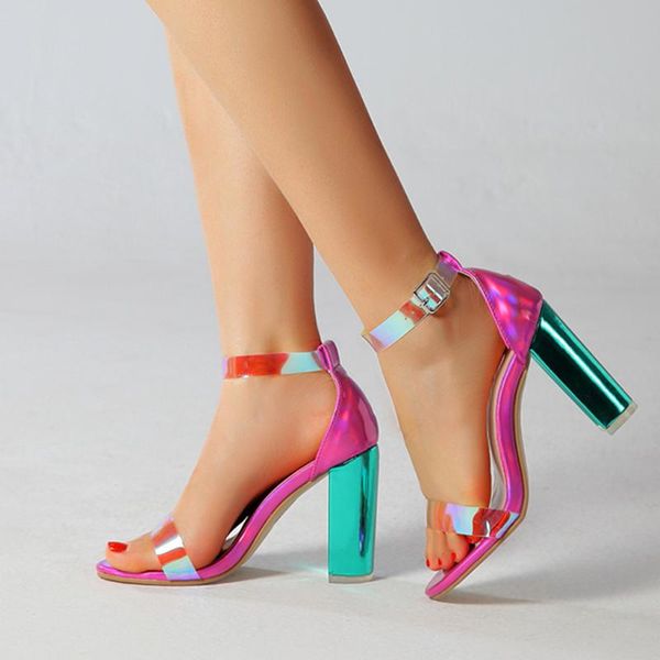 

luxury women pumps 2021 transparent high heels pointed toe slip-on wedding party brand fashion shoes for lady pvc discount sandals, Black