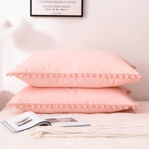 

pillow case 2pcs sleeping cover polyester for bed with envelope closure 50x70