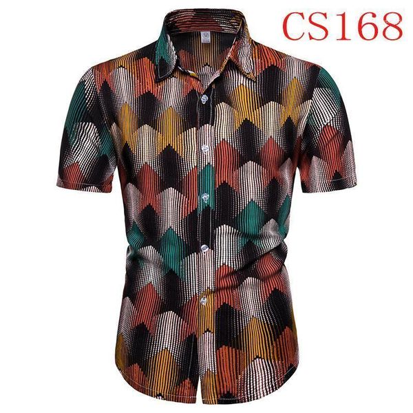 

men's casual shirts 2021 summer mens short sleeve beach hawaiian cotton floral regular plus size 3xl clothing fashion1, White;black