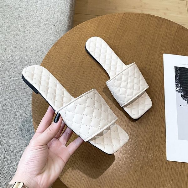 

official website 70% off outlet women summer new sandals weave soft soles casual flip flop outdoor beach ladies plus size flat slippers sale, Black