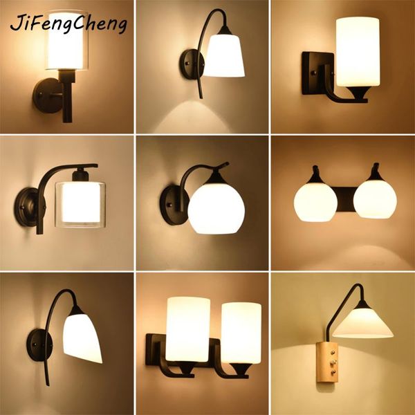 

wall lamp jifengcheng vintage bedside reading 110v-220v led e27 luminaria bedroom lighting contemporary retro