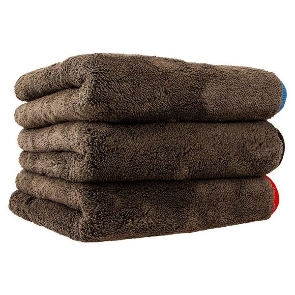 

car wash 1200gsm detailing microfiber towel cleaning drying cloth thick washing rag for cars kitchen care sponge