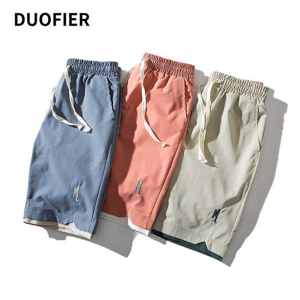 

men's summer casual shorts homme boardshorts classic brand clothing beach shorts man home shorts sweatpants with pocket 210603, White;black