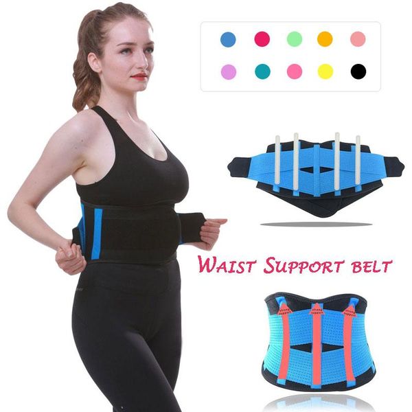 

adjustable elasticity neoprene men sports waist protection belt tummy slimming corset training for postpartum repair women support, Black;gray