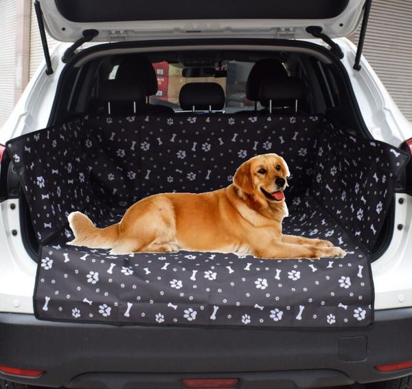 

trunk dog carrier waterproof seat cover foldable oxford protector cushion pet mat pad hammock cat anti-dirty autostoel hond car covers