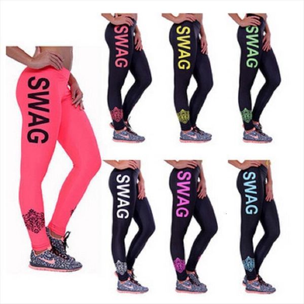 

womens fashion streetwear manufacturing printed leggings, Black