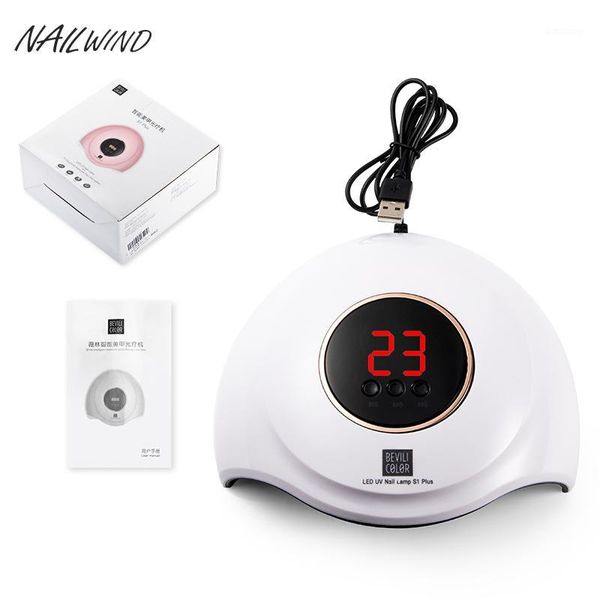 

nail dryer uv led lamp for gel varnish curing all art manicure tool with bottom timer display1