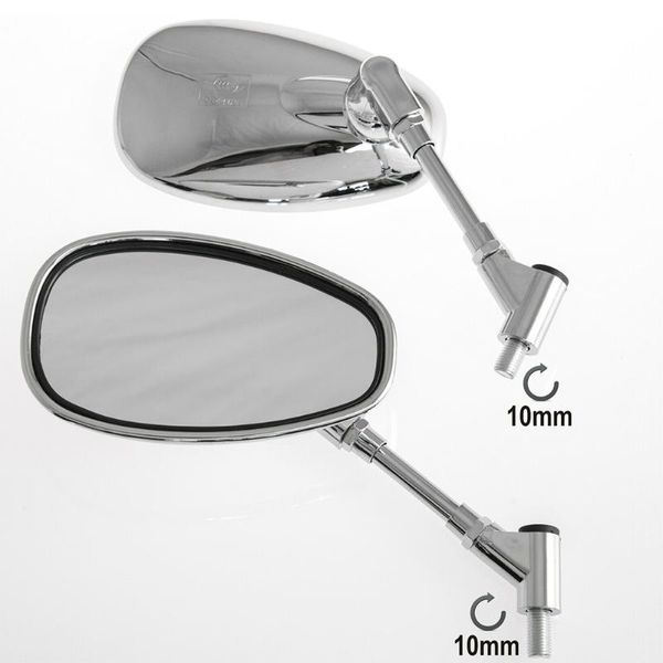 

motorcycle mirrors 1 pair scooter adjustable angle anti glare e bike side accessories screw mount rearview protective equipment