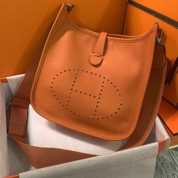 

women's bag leather women's single shoulder bag msenger popular with bucket