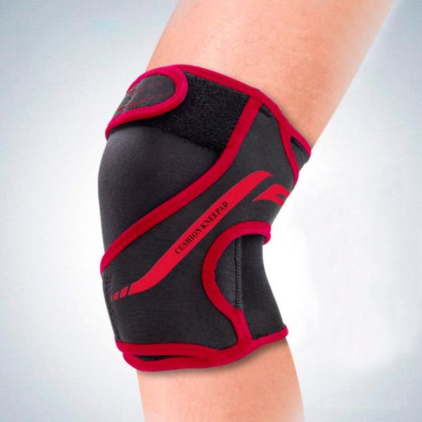 

elbow & knee pads support brace compression patella stabilizer adjustable straps for pain relief recovery arthritis protective gear, Black;gray