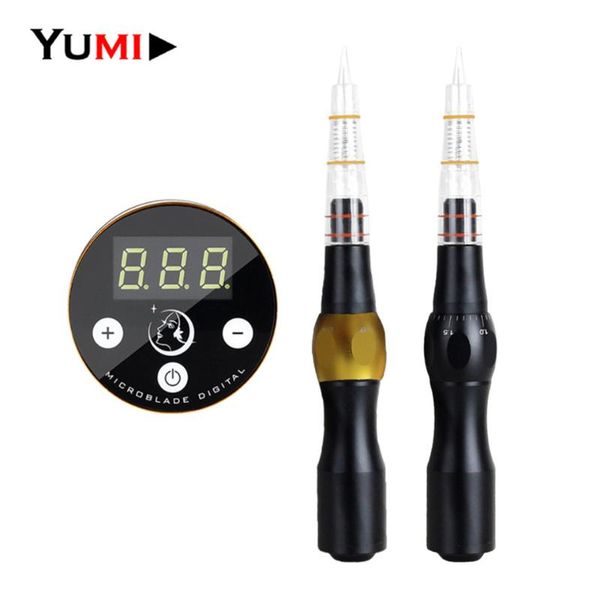 

tattoo guns kits 1 set wireless auto rotary mts derma therapy makeup pen machine digital controller for eyebrow lip line permanent