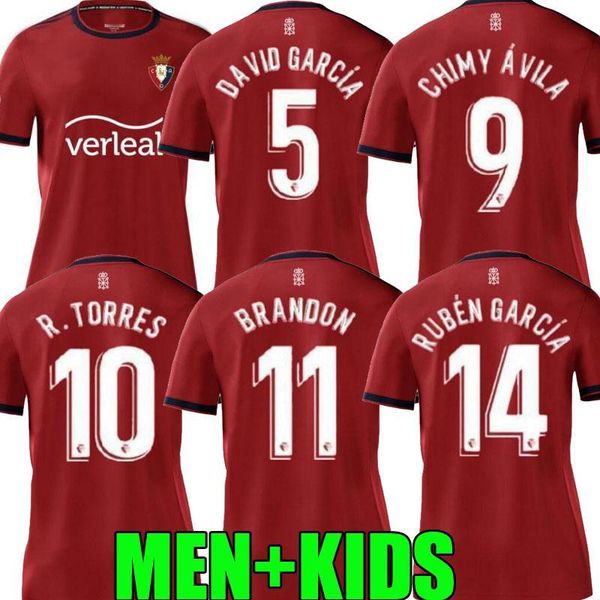 

men's t-shirts latest 2022 ca osasuna soccer jersey 21 22 centenary r. torres 10 rubÃ©n garcÃ­a 14 chimy avila brandon unai garcia sh, White;black