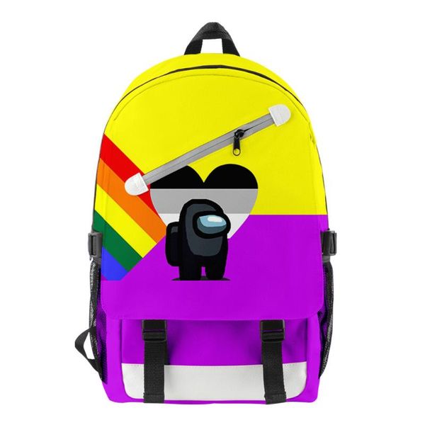 

backpack drop am on g us boys teenager girls cartoon oxford waterproof schoolbag children students school bag laptop