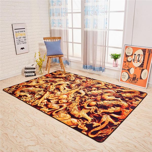 

carpets chinese style dragon pattern carpet living room coffee table bedroom bedside blanket desk non-slip rug