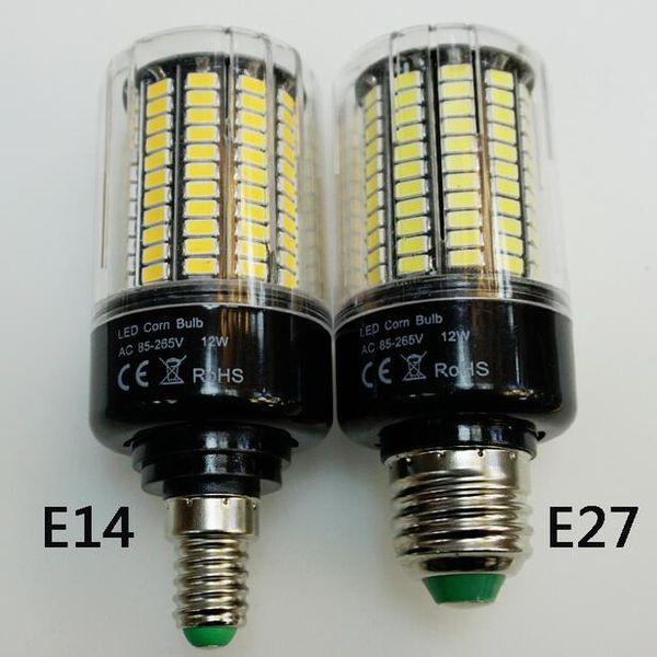 

bulbs 85-265v smd 5736 lampada real wa3w 5w 7w 9w 12w 15w e27 e14 led corn bulb lamp spot light brighter than 5730