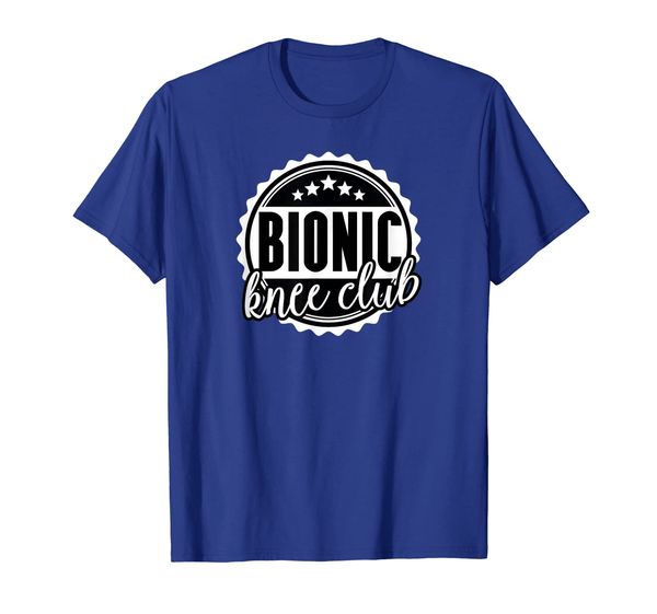 

bionic knee club shirt gift for knee replacement surgery, White;black