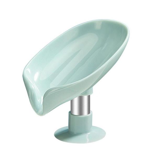 

soap dishes holder perforated leaf shaped dish stand suction cup drainer laundry box bathroom items accessories
